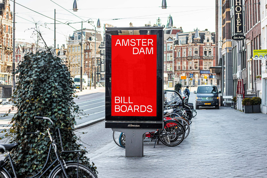 免费广告牌模型 - 阿姆斯特丹广告牌#03(Free Billboard Mockup - Amsterdam Billboards #03)插图