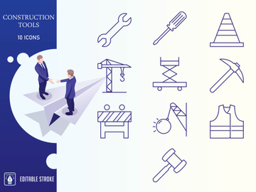 Outline : Tools Icon set