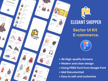 Elegant Shopper - Responsive Ecommerce Android Ui
