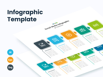 Business infographic template