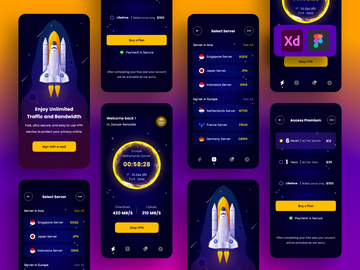 VPN App UI Kits