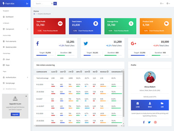 Flash Able Bootstrap Admin Template