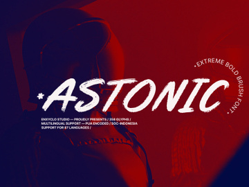 NCL ASTONIC - Bold Brush Script