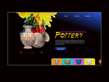 Ornament Ceramic Pot