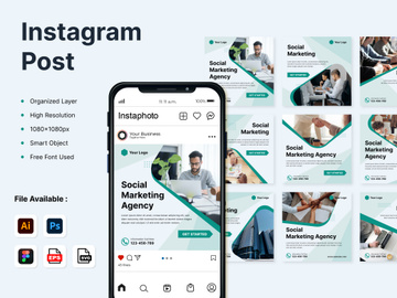 Business Marketing Agency Instagram Post