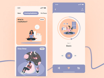 Mobile Apps Design Tamplates