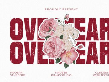 Over Fear - Condensed Display Font