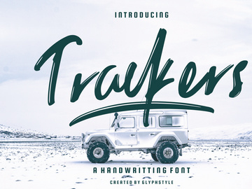Trackers Handwritten Font