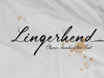 Lingerhend - Classic Script Font