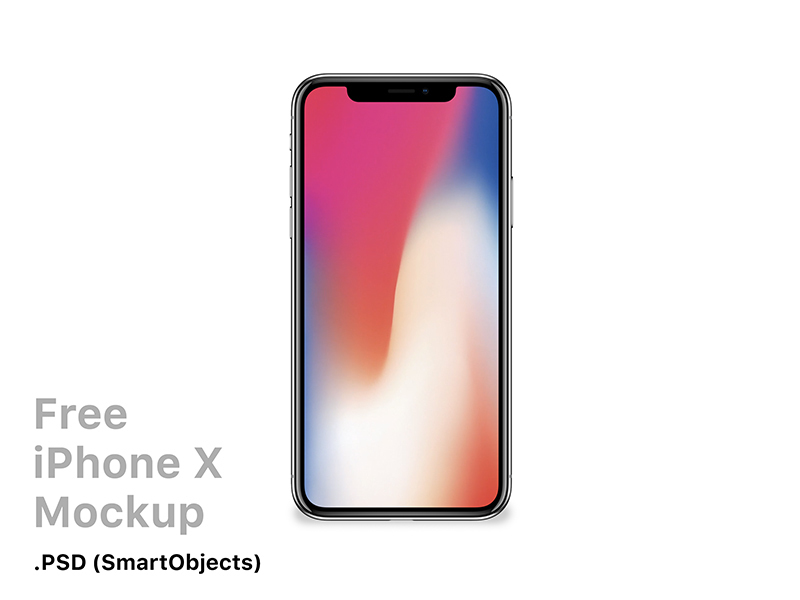 免费的iPhone X模拟图(iPhone X Mockup Free)插图