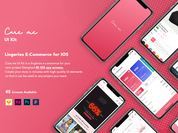 Care me - Lingeries Ecommerce UI Kit