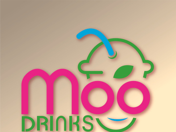 Logo Design of MOO Drinks
