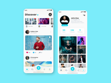 Social Media App UI