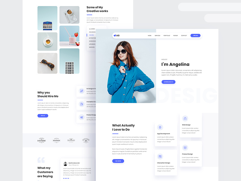 Personal Portfolio, CV & Resume Website by The Dev Pixels ~ EpicPxls