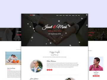 Wedding Invitation HTML Template