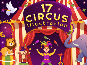 17 Circus Show Illustration