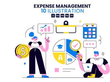 10 Expense Management Illustration