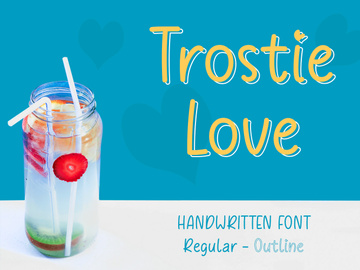 Trostie Love - Handwritten Font