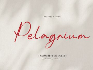 Pelagrium | Handwritten Script