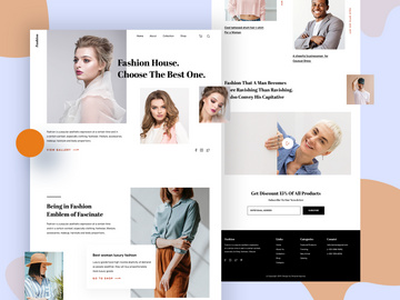 Fashion Landing Page Website