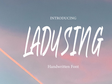 Ladusing font