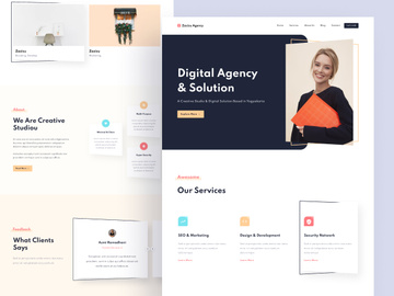 Creative Agency Landing Page