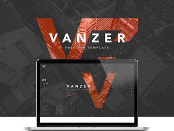 Vanzer - Portfolio Website (Free PSD)