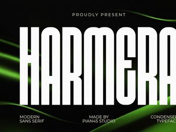Harmera - Condensed Sans Serif Font