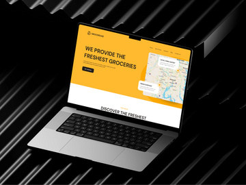Grocery Shop Website UI Kit – Groceries & Supermarket E-Commerce Design