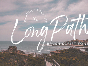Long Path - Brush Script Font
