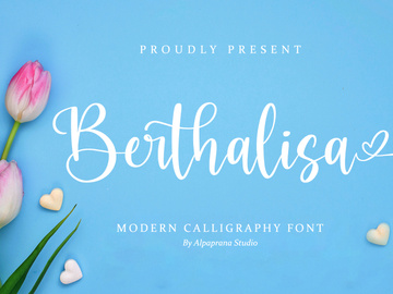 Berthalisa - Modern Calligraphy Font