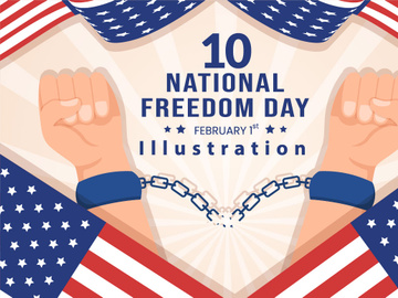 10 National Freedom Day Illustration