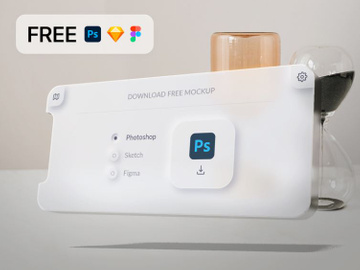 [FREE] Glassmorphism mockup