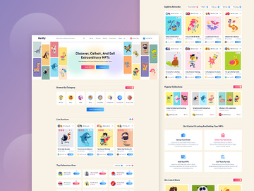 Ranfty - NFT Marketplace PSD Template