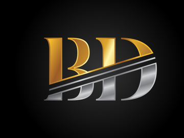 Initial Letter B D Logo Design Vector. Graphic Alphabet Symbol For Corporate Business Identity