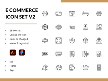 E-Commerce Icon Set V2