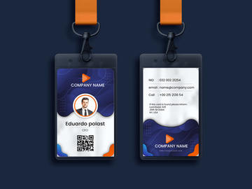 Office Modern ID Card