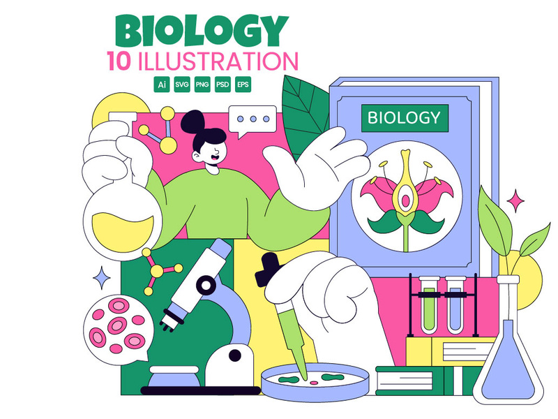 10 Biological Science Illustration by denayuneep ~ EpicPxls