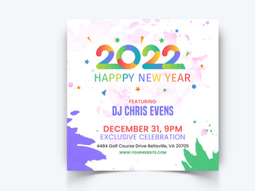 New Year Social Media Instagram Posts Template