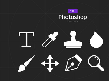 Photoshop Icon Pack [Free SVG,PNG]