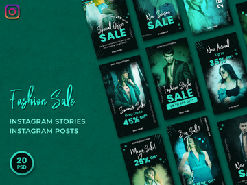 Fashion Sale Instagram Stories & Posts