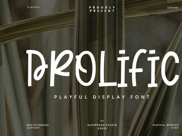 Prolific - Playful Font