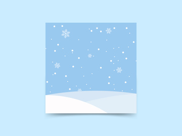 Background design of snow falling winter season