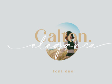 Calton Elegance Font Duo