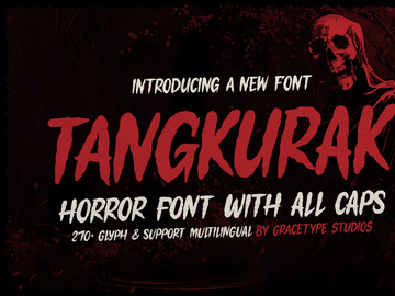 Tangkurak | Horror Font