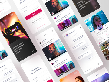 Social Media App Mini UI Kit