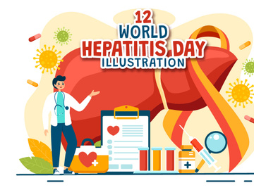 12 World Hepatitis Day Illustration