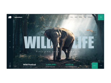 Wildlife - Creative Landing Page Template
