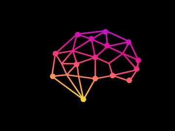 Modern and simple logo design for a brain, Brain logo icon sign symbol.