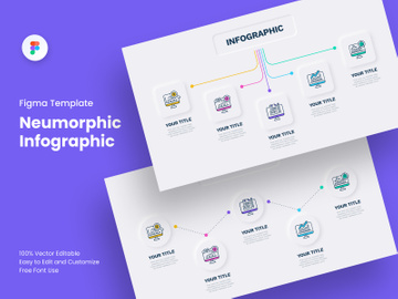 Neumorphism Infographic Template